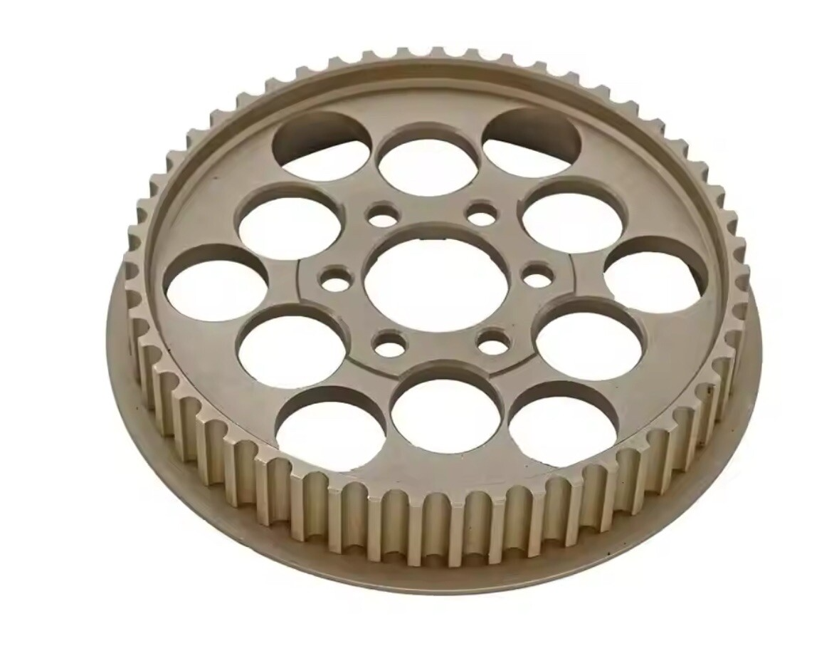 Stiprintas nerudyjančio plieno skriemulys